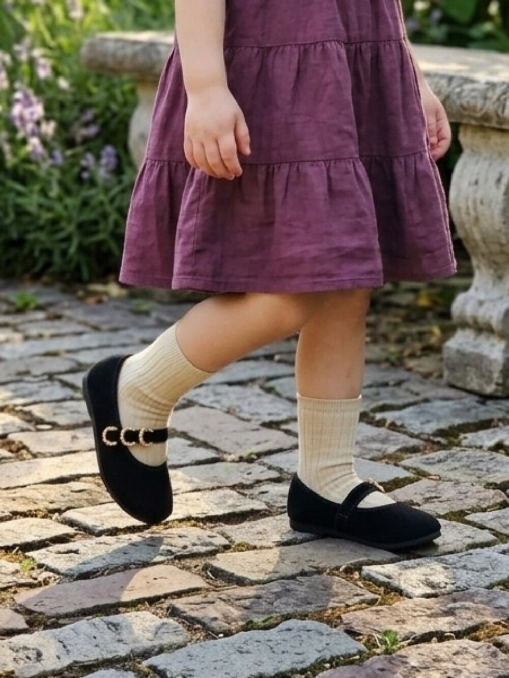 Link Comfort Black Mary Jane Toddler Dress Shoes Size 5